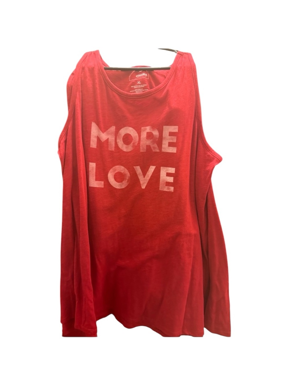 Women’s Sonoma sleeveless red tunic size XL